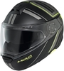 Held H-C4 / Schuberth C4 Casco,  nero-giallo,  dimensione XS