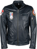 Helstons Aeronef Giacca in pelle per moto,  blu,  dimensione S