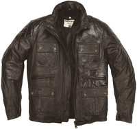 Helstons Hunt Rag Giacca in pelle moto,  marrone,  dimensione L