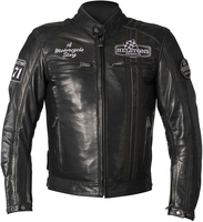 Helstons Indy Giacca in pelle motociclistica,  nero,  dimensione XL