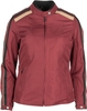 Helstons Jade Giacca tessile da donna,  rosso,  dimensione XL per donne