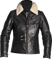 Helstons Jane Giacca donna in pelle moto,  nero,  dimensione L per donne