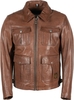 Helstons Joey Giacca moto in pelle,  marrone,  dimensione XL