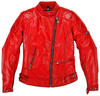 Helstons KS70 Giacca in pelle da donna,  rosso,  dimensione S per donne