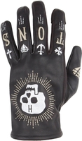 Helstons Kustom Guanti da moto,  nero,  dimensione M L
