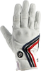 Helstons Line Guanti da moto,  bianco-rosso-blu,  dimensione 4XL per uomo