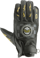 Helstons Logo Guanti da moto,  nero,  dimensione XL