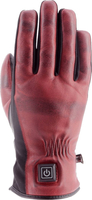 Helstons Nelly Guanti da moto da donna riscaldati,  nero-rosso,  dimensione M L per donne