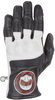 Helstons Piste Guanti moto estivi,  nero-bianco,  dimensione M L