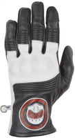 Helstons Piste Guanti moto estivi,  nero-bianco,  dimensione M L