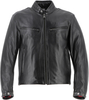Helstons Primo Giacca in pelle moto,  nero,  dimensione 2XL