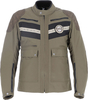 Helstons Sand impermeabile Moto Tessile Giacca,  verde-marrone,  dimensione 2XL per uomo