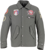 Helstons Terry impermeabile Moto Tessile Giacca,  verde-marrone,  dimensione 2XL per uomo