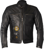 Helstons Tracker Giacca in pelle motociclistica,  nero,  dimensione 4XL