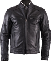 Helstons Trust Giubbotto moto in pelle,  nero,  dimensione L