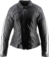 Helstons Victoria Giacca di pelle moto da donna,  nero,  dimensione 2XL per donne