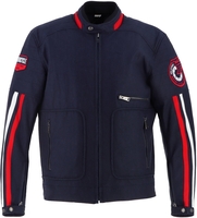 Helstons Vulcan Giacca tessile da moto,  blu,  dimensione 2XL per uomo
