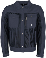 Helstons Western Air Tissu Giacca tessile moto,  blu,  dimensione 2XL per uomo