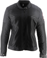 Helstons Widow Air Giacca tessile moto da donna,  nero,  dimensione L per donne