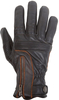 Helstons Zip Guanti moto impermeabile,  nero-marrone,  dimensione 4XL
