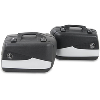 HEPCO & BECKER Junior caso FLASH 40,  lunetta nero/argento,  nero-argento