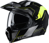 HJC C80 Rox casco,  nero-giallo,  dimensione S per uomo