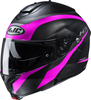 HJC C91 Taly casco,  nero-rosa,  dimensione M