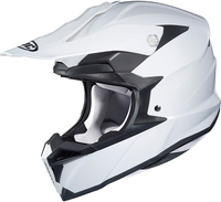 HJC i50 Solid Casco di motocross,  bianco,  dimensione 2XL per uomo