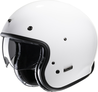 HJC V31 Solid Retro Casco Jet,  bianco,  dimensione XS 54 55 per uomo
