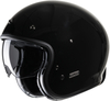 HJC V31 Solid Retro Casco Jet,  nero,  dimensione 2XL
