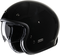 HJC V31 Solid Retro Casco Jet,  nero,  dimensione L per uomo