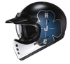 HJC V60 Ofera Casco,  nero-blu,  dimensione 2XL