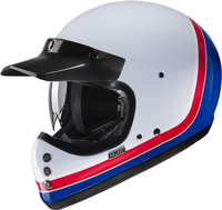 HJC V60 Scoby Casco,  bianco-rosso-blu,  dimensione XS 54 55 per uomo