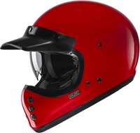 HJC V60 Solid Deep Casco,  rosso,  dimensione S per uomo