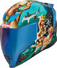 Icon Airflite Pleasuredome 4 Casco,  verde-blu,  dimensione XS per uomo