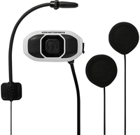 Icon Sena RAU Pacchetto singolo sistema di comunicazione Bluetooth,  bianco per uomo