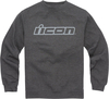 Icon Slant Crewneck Felpa,  grigio,  dimensione M per uomo