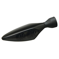 Indicatore Kellermann Micro Rhombus Scuro,  nero,  anteriore destro / posteriore sinistro,  nero per uomo