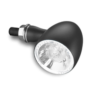 Indicatore LED Kellermann / luce di posizione Proiettile 1000 PL bianco,  nero,  vetro trasparente,  nero per uomo