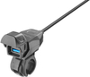 Interphone Handlebar Power Kit Presa USB di tipo A,  nero