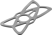 Interphone Safetyband Gomma di sicurezza universale,  nero