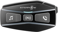 Interphone U-com 16 Pacchetto singolo sistema di comunicazione Bluetooth,  nero