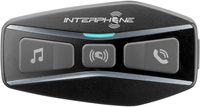 Interphone U-com 4 Pacchetto singolo sistema di comunicazione Bluetooth,  nero