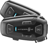 Interphone U-COM 8R Sistema di comunicazione Doppio set,  nero