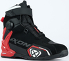 Ixon Bull 2 Scarpe da moto impermeabili,  nero-bianco-rosso,  dimensione 41 per uomo