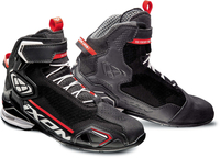 Ixon Bull Knit Scarpe motociclistiche,  nero-bianco-rosso,  dimensione 41