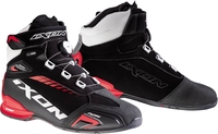 Ixon Bull WP Scarpe da moto,  nero-bianco-rosso,  dimensione 43