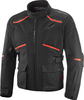 Ixon Midgard Air C Giacca tessile moto,  nero-rosso,  dimensione 3XL per uomo