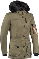 Ixon Ontario Giacca donna moto tessile,  verde-marrone,  dimensione L per donne