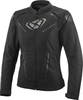Ixon Prodigy Impermeabile Ladies Motocycle Giacca in tessuto,  nero,  dimensione XL per donne